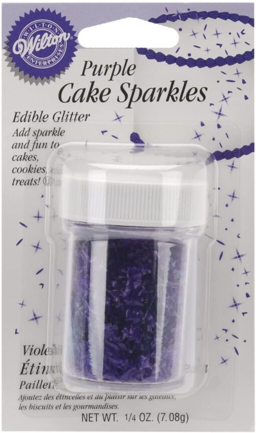 Wilton Purple Cake Sparkles