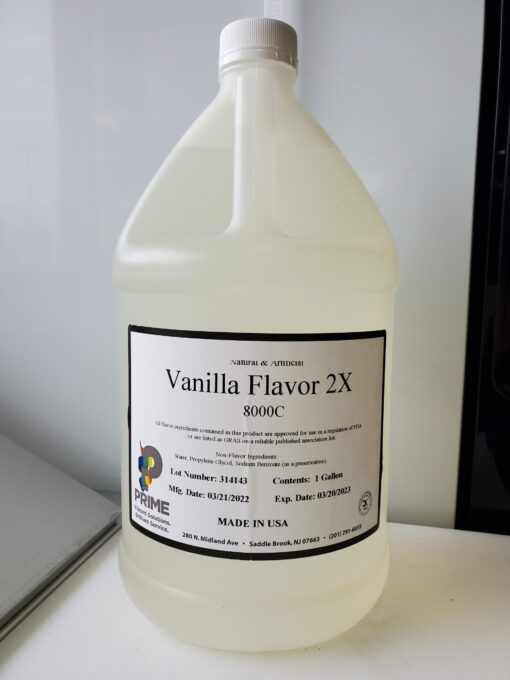 Imitation Clear Vanilla 2x Gallon