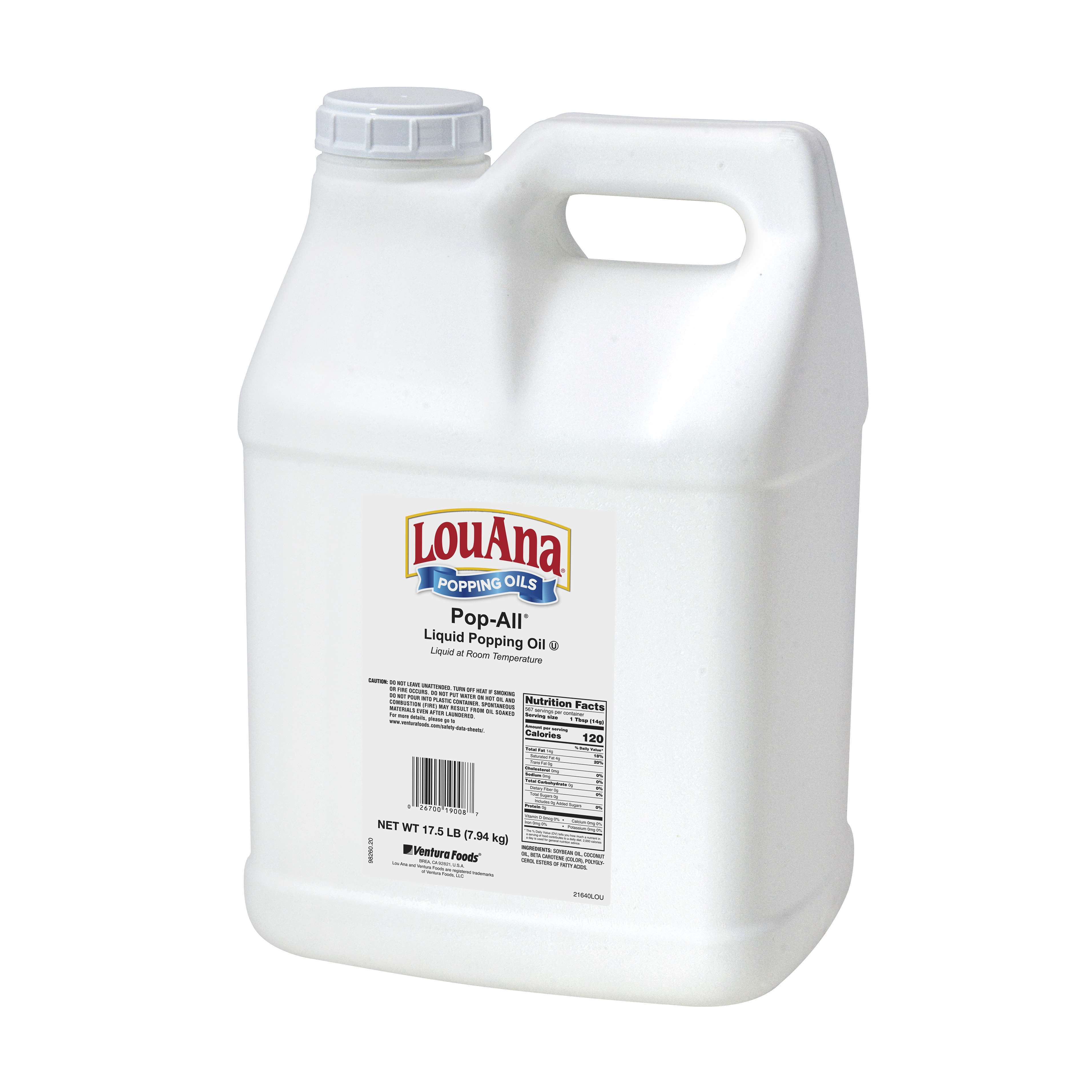 Pop All Popcorn Popping Oil 17 5 Batavia Restaurant Supply