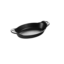 Heat-Treated Cast Iron Oval Serving Dish 36oz. Lodge