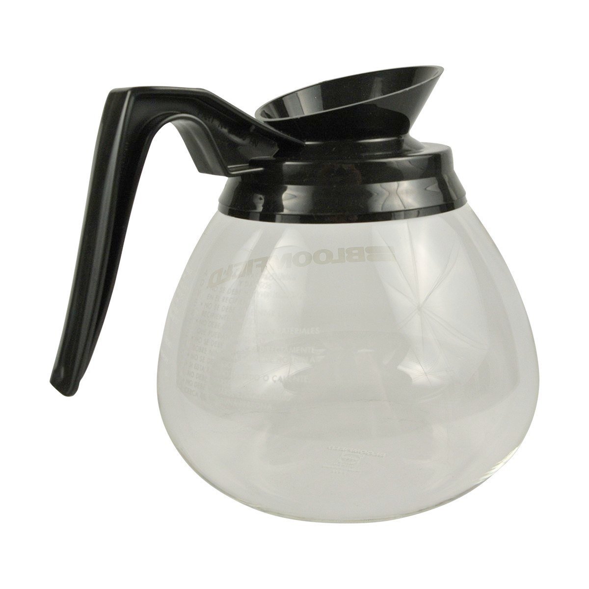 BLACK Glass Coffee Decanter - Batavia Restaurant Supply