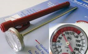 Thermometer Probe 1"dial 220 degrees