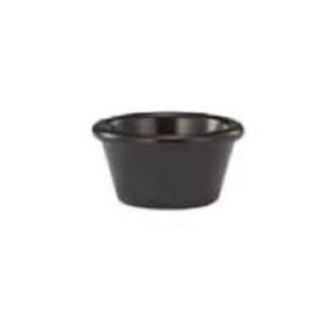 2oz Black Ramekin Smooth