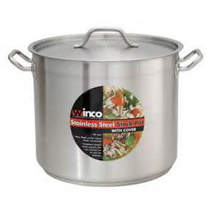 Winco 80qt Stainless Stock Pot