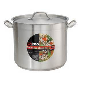 Winco 20qt Stainless Stock Pot