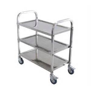 Stainless 3 Tier Utility Cart
