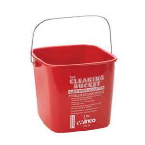 6qt Red Cleaning Bucket