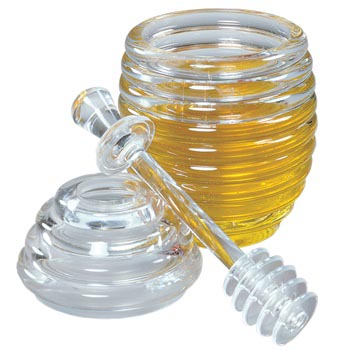 Honey Jar & Dipper Set