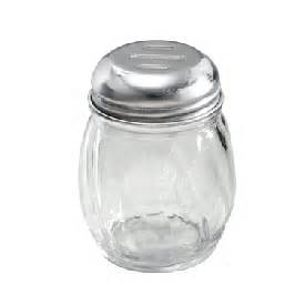 6oz Glass Shaker SLOTTED TOP