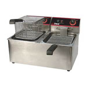 Winco Double Countertop Fryer