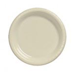 Ivory 7" Plastic Plate 20 ct