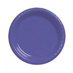 Purple 7" Plastic Plate 20 ct
