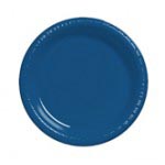 Navy Blue 7" Plastic Plate