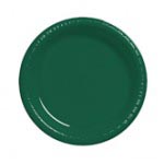 Hunter Green 7" Plastic Plate