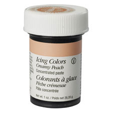 Creamy Peach Icing Color