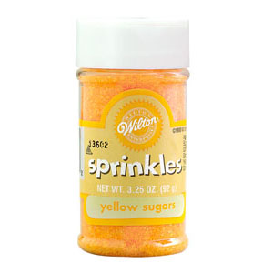 Yellow Colored Sugar