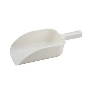 64oz White Plastic Scoop