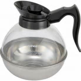 BLACK Glass Coffee Decanter - Batavia Restaurant Supply