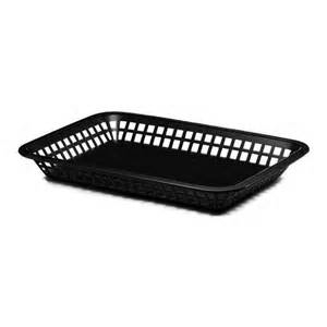 TCP Black Rect Basket Plastic