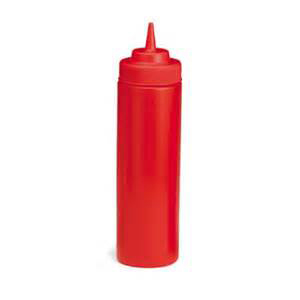 12oz Red Squeeze Dispenser