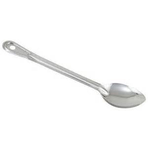 "13"" Stainless Solid Spoon"