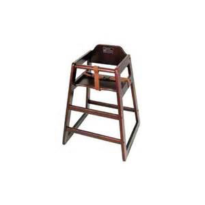 Wooden High Chair Mahogany